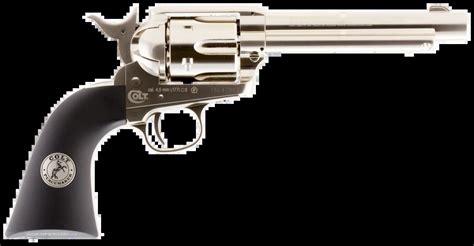 Colt Peacemaker Pellet Co Air Revolver Nickel Black The Real Grit