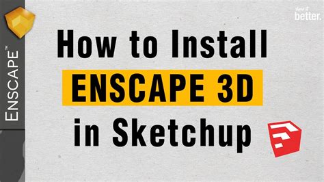 How To Install Enscape D For Sketchup And Fix Common Issues Youtube