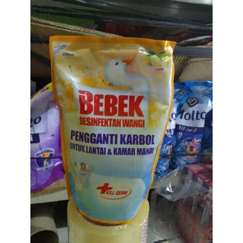 Jual Bebek Pengganti Karbol Disinfectan Lemon 450ml Untuk Lantai Dan