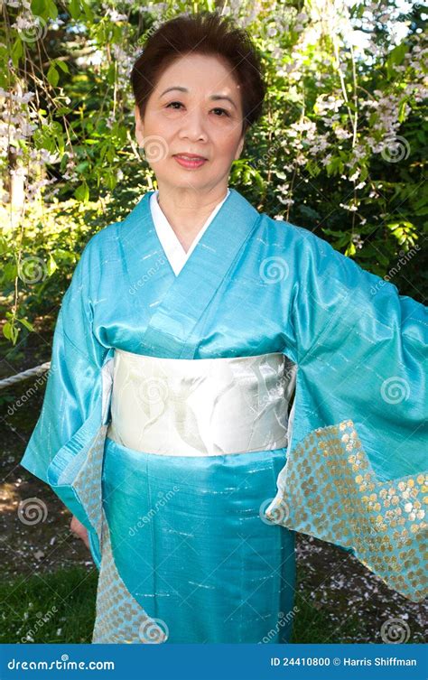 Kimono Stock Photo Image Of Female Black Grandmother