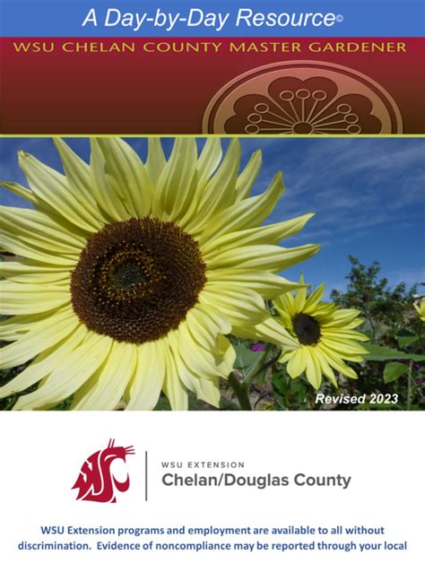 Day by Day Calendar – Master Gardener Foundation of Chelan-Douglas Counties