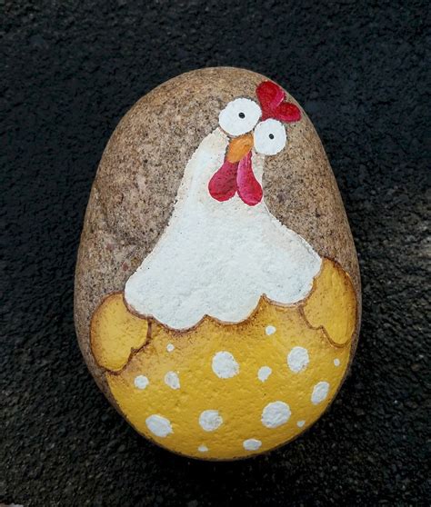 Home Art Chicken Painting Rock Painting Ideas Easy Chicken