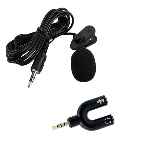 Jual Mini Microphone Mikrofon Clip On Mic Kabel Hp Jepit Saramonic U