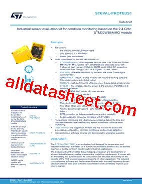 Steval Proteus Datasheet Pdf Stmicroelectronics