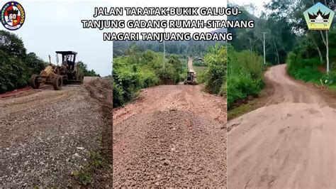 Jalan Provinsi Ruas Jorong Taratak Sitanang Nagari Tanjuang Gadang