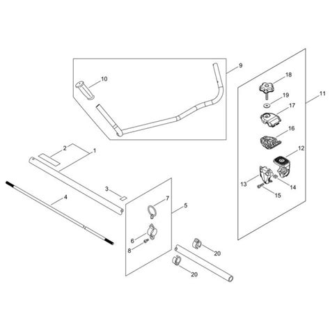 Main Pipe Handle For Echo Srm Tes U Brushcutter L S Engineers