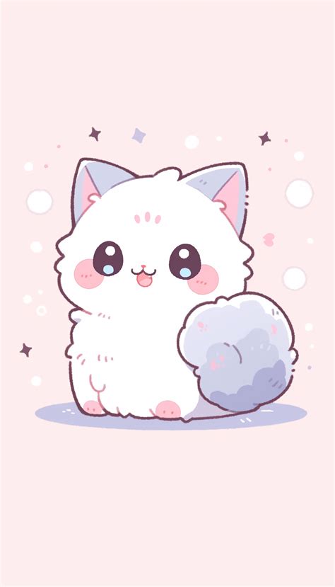 Adorable Kawaii Cat Illustration Cute And Charming Feline Art In 2023