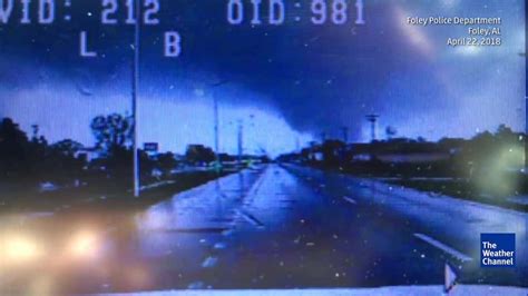 Police Dashcam Captures Tornado that Injured Four in Foley, Alabama - Videos from The Weather ...