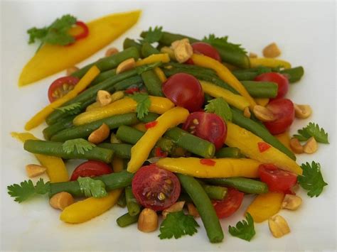 Gr Ner Bohnen Salat Mit Mango Und Tomaten Von Ars Vivendi Chefkoch