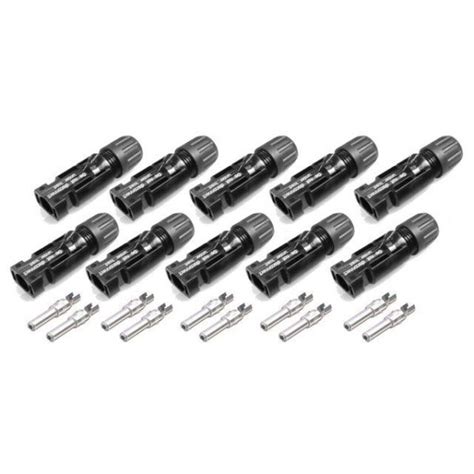 SET DE 10x CONECTORES STAÜBLI MC4 Plug PV KST4 6II UR 10pcs Wabi Solar