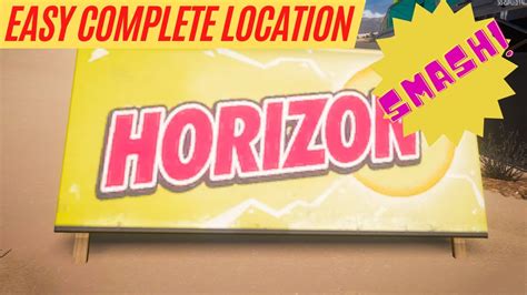 Forza Horizon Easy Complete Smash Horizon Australia Boards