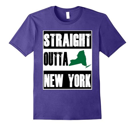 Straight Outta New York Funny Ny T Shirt T Shirt Managatee