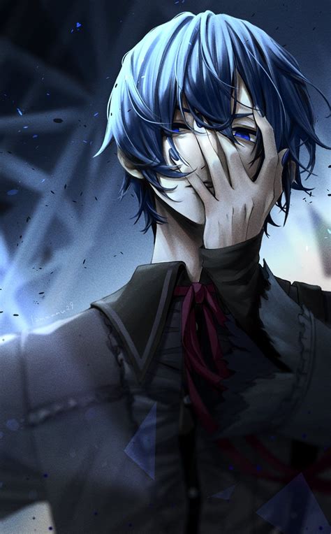 Twitter Kaito Shion Vocaloid Kaito Blue Hair Anime Boy Vocaloid