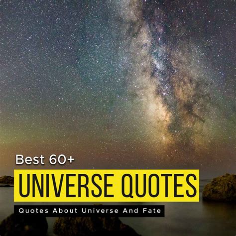 Best 60+ Positive Quotes About Universe And Fate | Quotesmasala