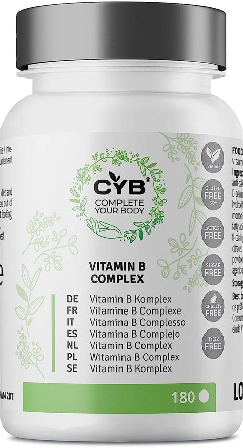 Cyb Vitamin B Komplex Hochdosiert Tabletten Monate