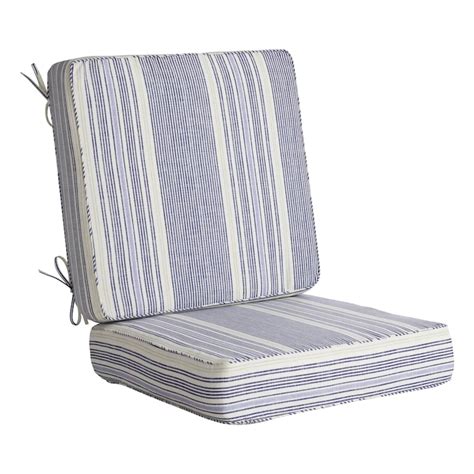 2 Piece Calisto Striped Gusseted Outdoor Deep Seat Cushion Set