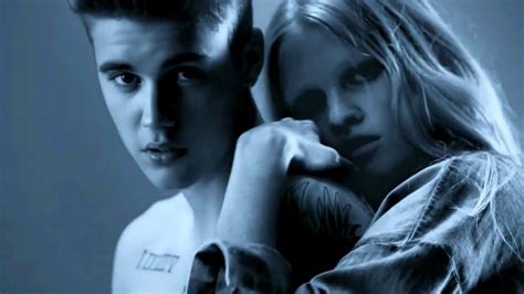 Calvin Klein Justin Bieber Lara Stone Jeans Ad Slow Motion Youtube