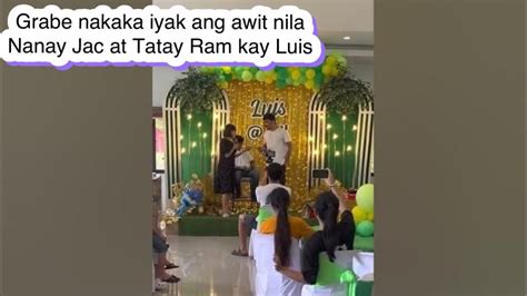 Dedicated Song Ni Tatay Ram At Nanay Jac Kay Kuya Luis Youtube