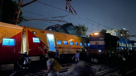 Mumbai Dadar Puducherry Train Coaches Derail Near Matunga Railway