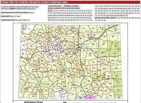 Colorado Big Game Unit Map