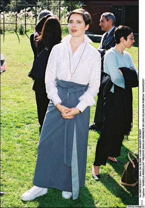 Isabella Rossellini S Style Her Best Fashion Moments So Far Photos Huffpost