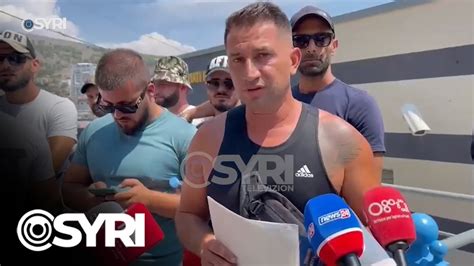 Pronarët e mjeteve lundruese në protestë te policia e Kufirit në