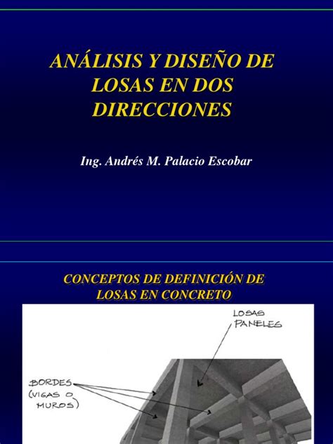 04 Análisis Y Diseño De Losas En Dos Direcciones Pdf