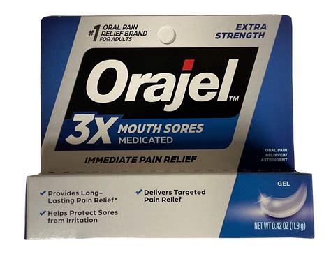 Arm And Hammer Orajel Gel Pour Soulager La Douleur De La Bouche 51 G