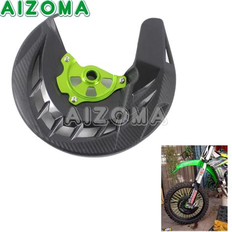 Black Offroad Front Brake Disc Rotor Cover Brake Caliper Protection For Kawasaki Kx125 Kx250