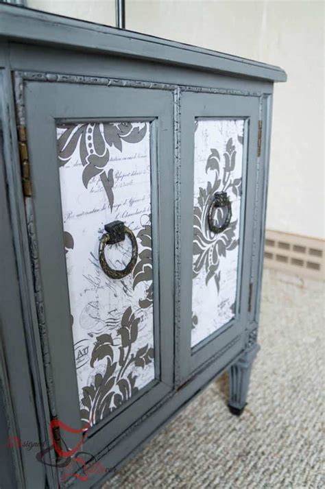 French Decoupage Cabinet Designed Decor