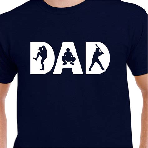 Baseball Shirt For Dad Baseball Dad Sports Shirts Baseball