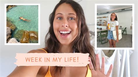 Week In My Life Vlog Beach Bagels Beach Clothes Youtube