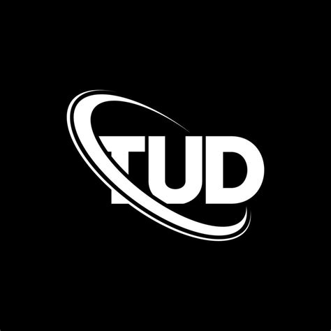 TUD logo. TUD letter. TUD letter logo design. Initials TUD logo linked with circle and uppercase ...