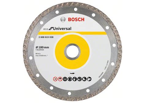 Disque Diamant Segment X Mm Pcs Bosch Eco For Universal Turbo