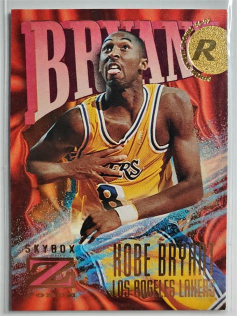 Kobe Bryant Rc Rookie Card 1996 1997 Fleer Z Force Los Angeles Lakers