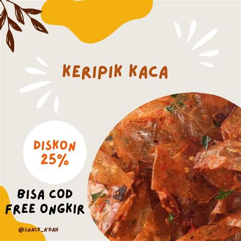 Jual Keripik Kaca Pedas Renyah Shopee Indonesia