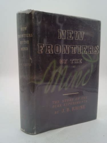 New Frontiers Of The Mind Duke Experiements Esp By Joseph Banks Rhine