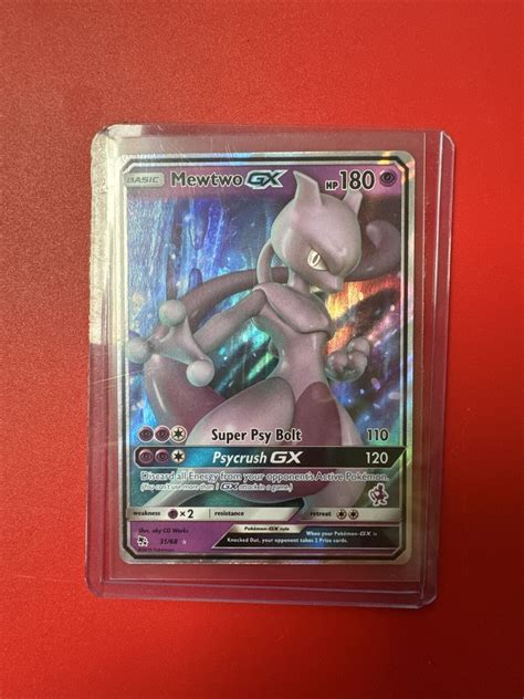 Pokémon TCG Mewtwo GX Hidden Fates 31 68 Holo Ultra Rare Near Mint eBay