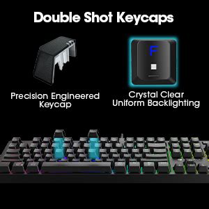 Amazon Koorui Wired Gaming Keyboards With Brown Switch Hot Swap Mechanical Keyboard With