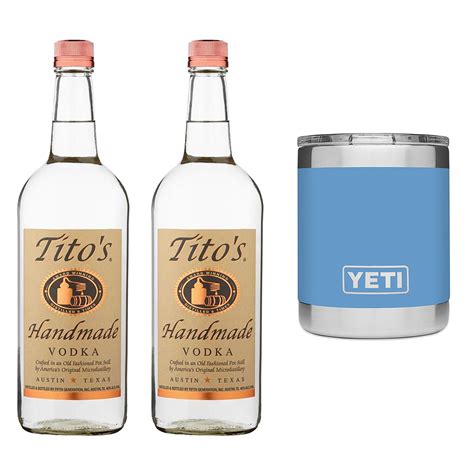 Titos Handmade Vodka 1l Yeti Cup Kent Street Cellars