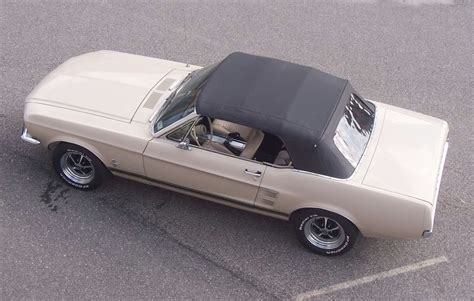 Pebble Beige 1967 Ford Mustang Convertible MustangAttitude Photo