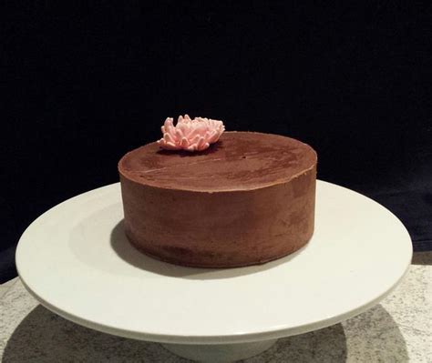 Naked Chocolate Ganache Cake Decorated Cake By CakesDecor