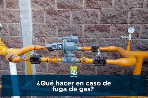 Qu Hacer En Caso De Fuga De Gas Regio Gas