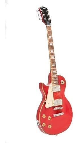 Combo Guitarra El Ctrica Parquer Les Paul Roja Zurdo W Music Shaker