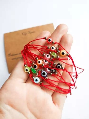 Pulseras Ojo Turco Hilo Rojo Protecci N X Mayor Unidades En Venta En