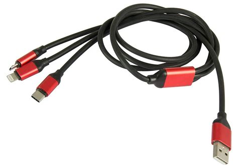 Black 3 In 1 Usb Data And Charging Cable At Rs 100 Piece In Hyderabad Id 18837768488