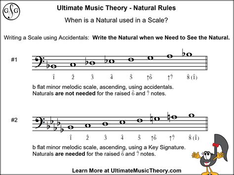 Accidental Rules #1 - Natural Rules - Ultimate Music Theory