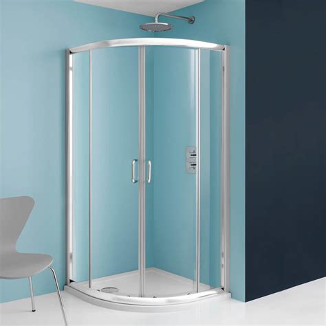 Crosswater Supreme Luxury Curved Quadrant Shower Enclosure 2 Size