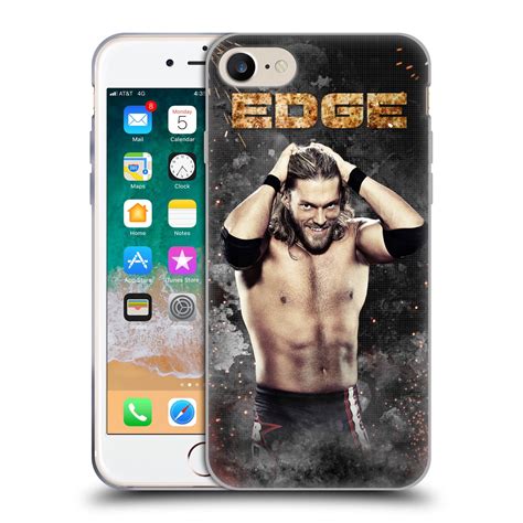 Official Wwe Edge Soft Gel Case For Apple Iphone Phones