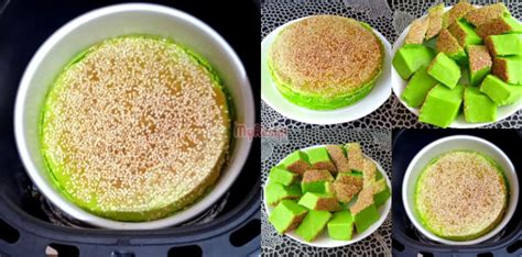 Kuih Bingka Pandan Guna Air Fryer Lembut Dan Wangi Semerbak Aro